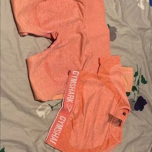 Gymshark ombré leggings and crop top